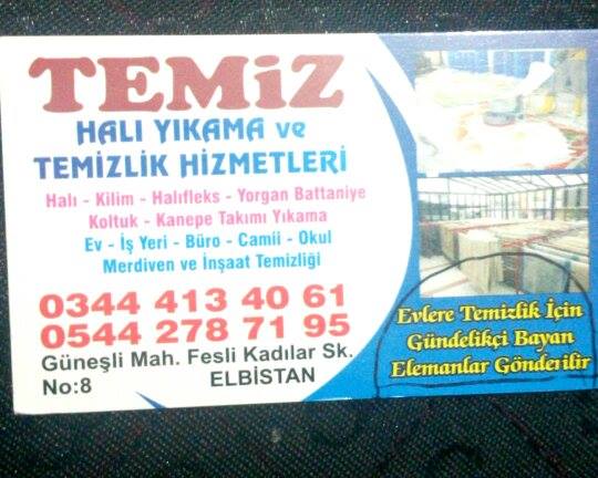 TEMZ HALI YIKAMA & TEMZLK 